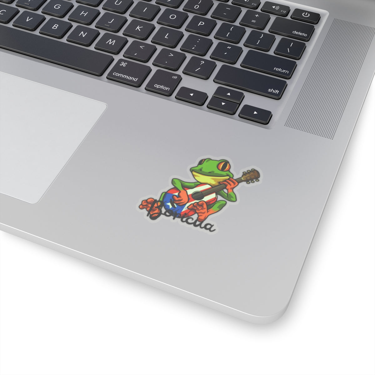 Boricua frog sticker