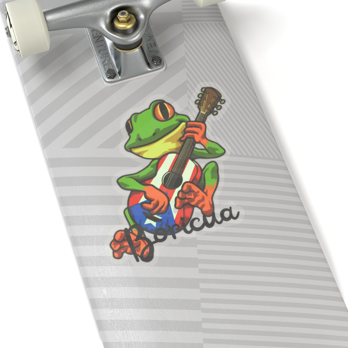 Boricua frog sticker