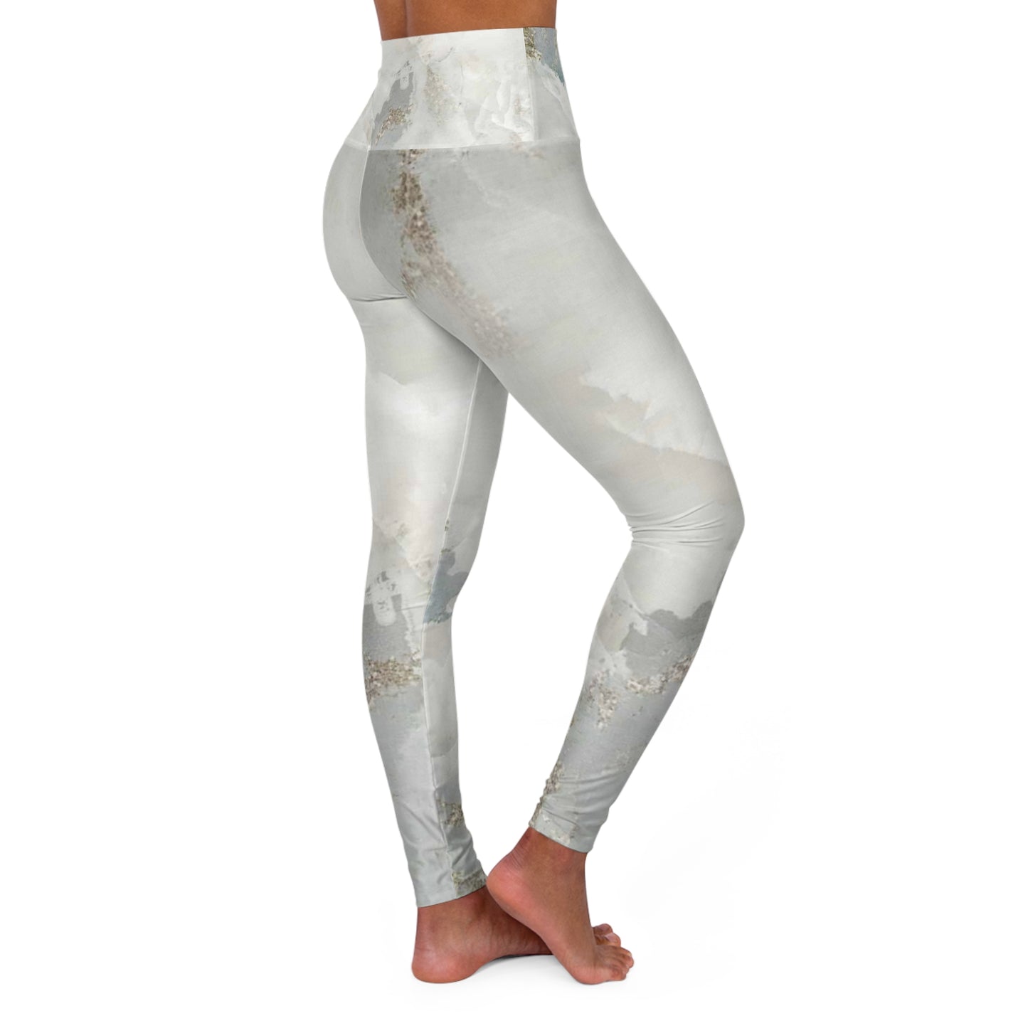 High Waisted Yoga Leggings (AOP)