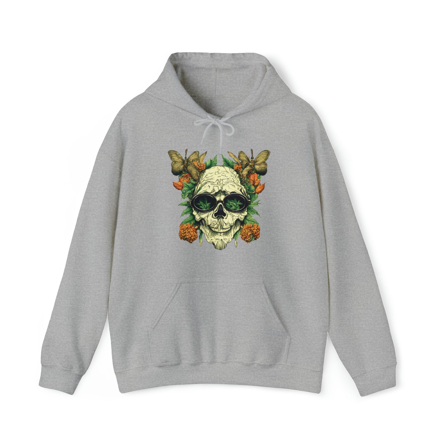 Rolling paper skull hoodie