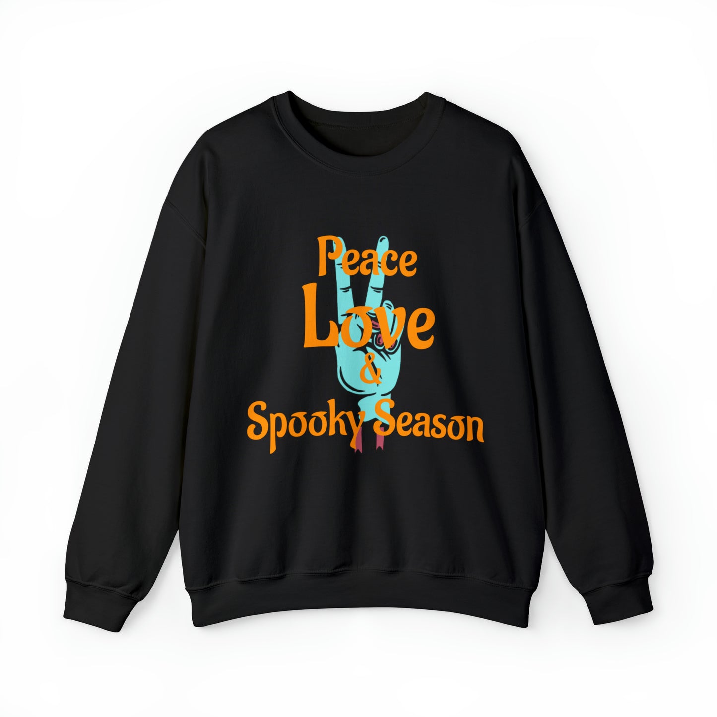 Peace Love & Spooky Season Crewneck Sweatshirt