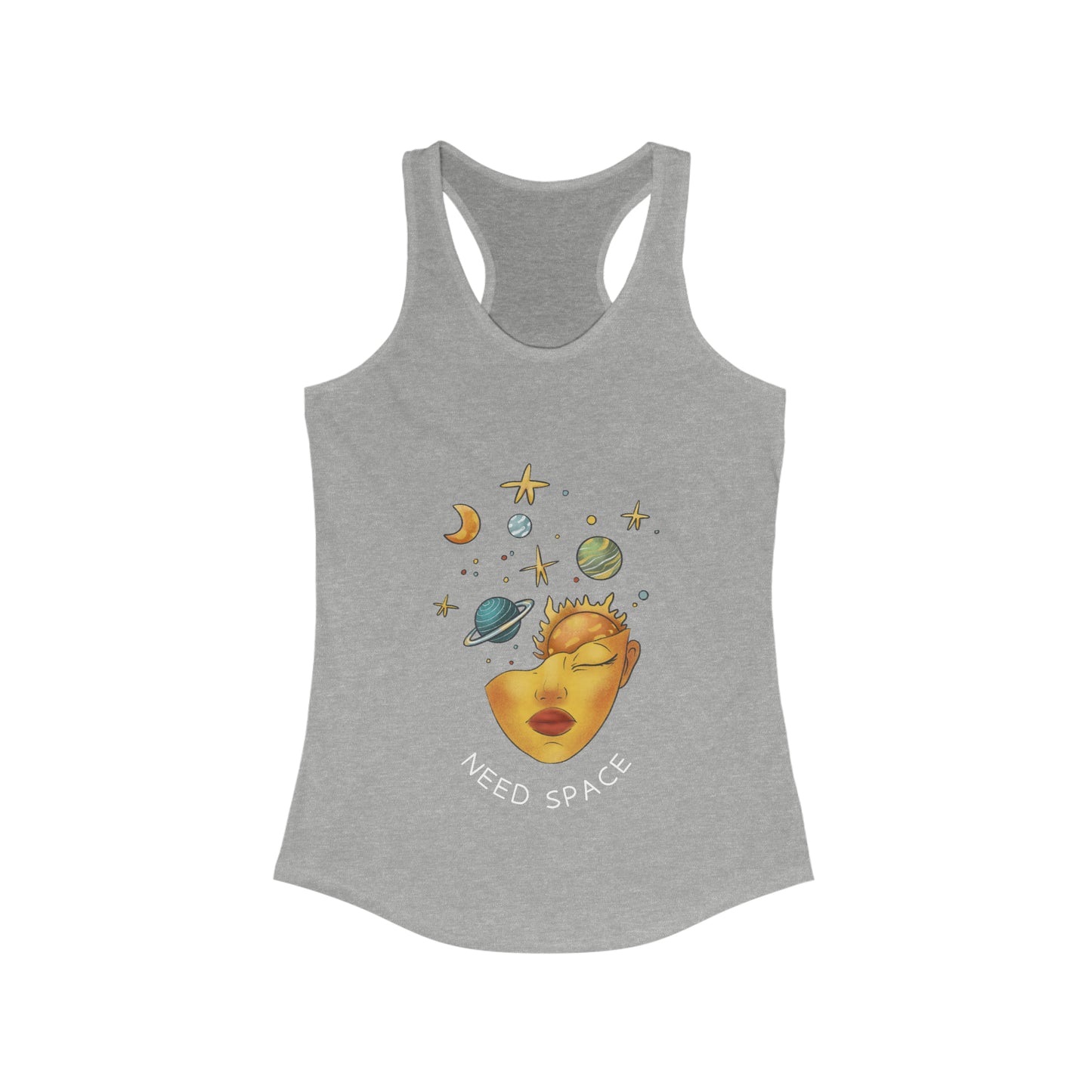 Need Space Self Care Racerback Tank