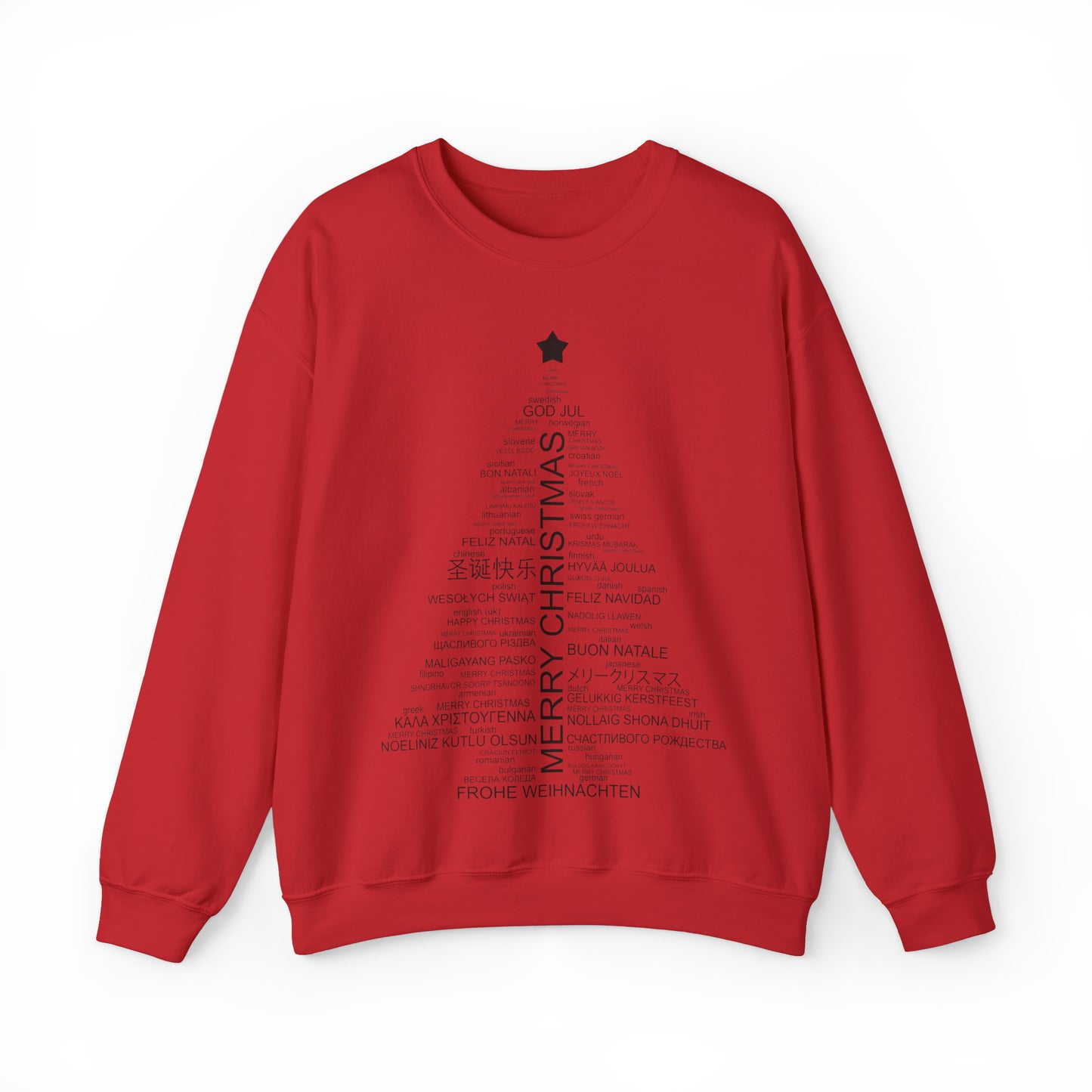 Merry Christmas around the world Crewneck Sweatshirt