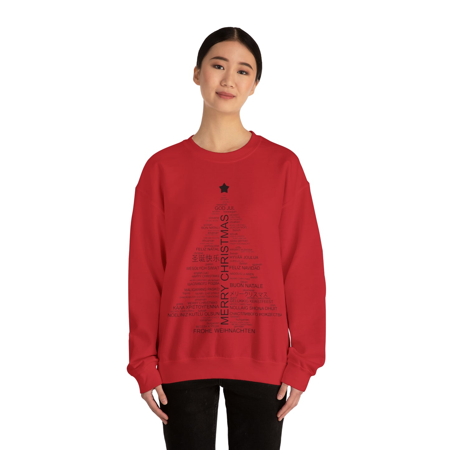 Merry Christmas around the world Crewneck Sweatshirt