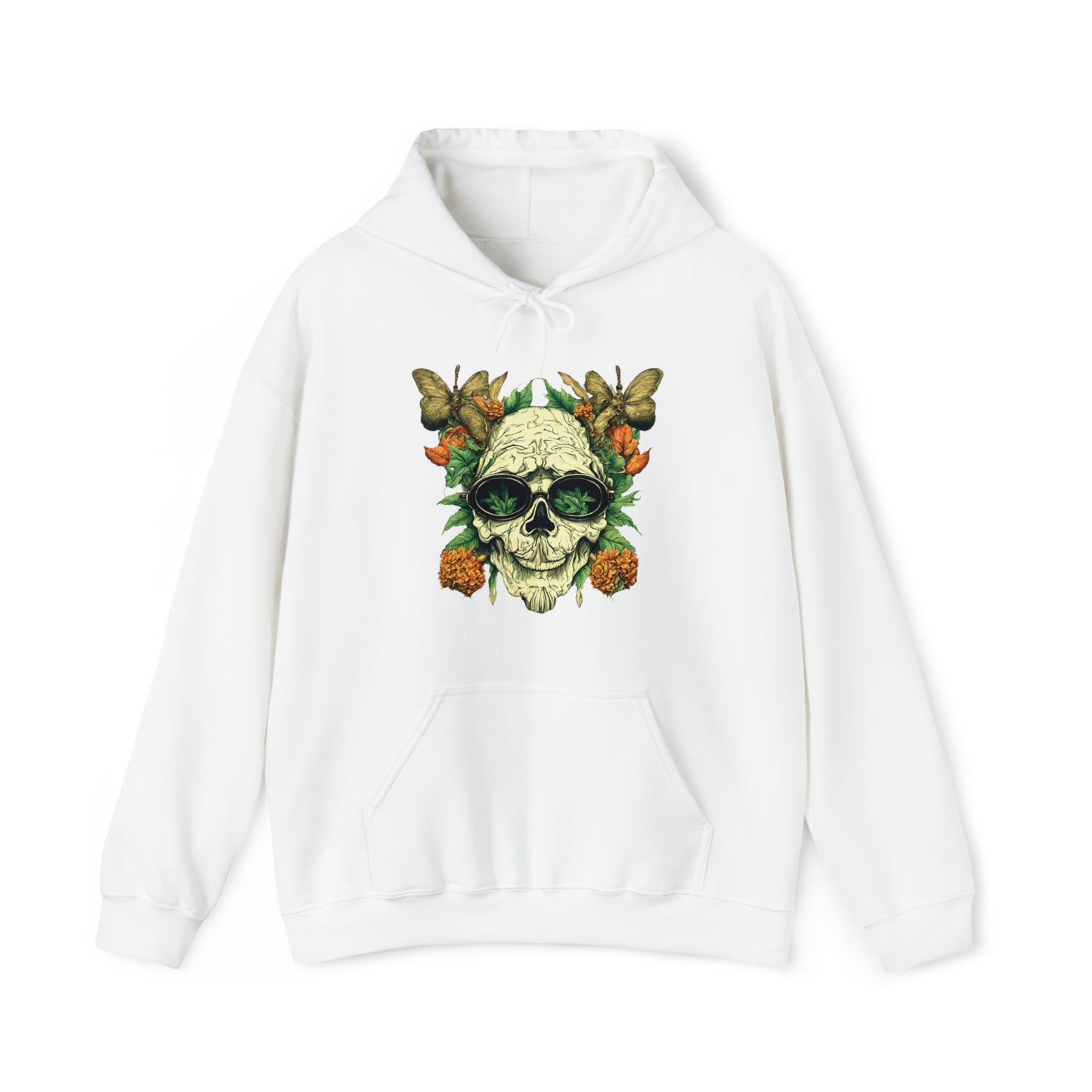 Rolling paper skull hoodie