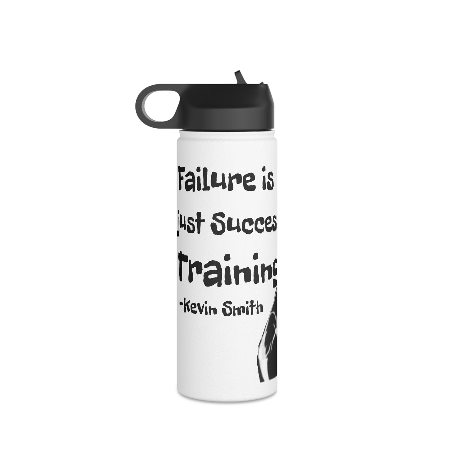 Kevin Smith Quote Stainless Steel Water Bottle, Standard Lid