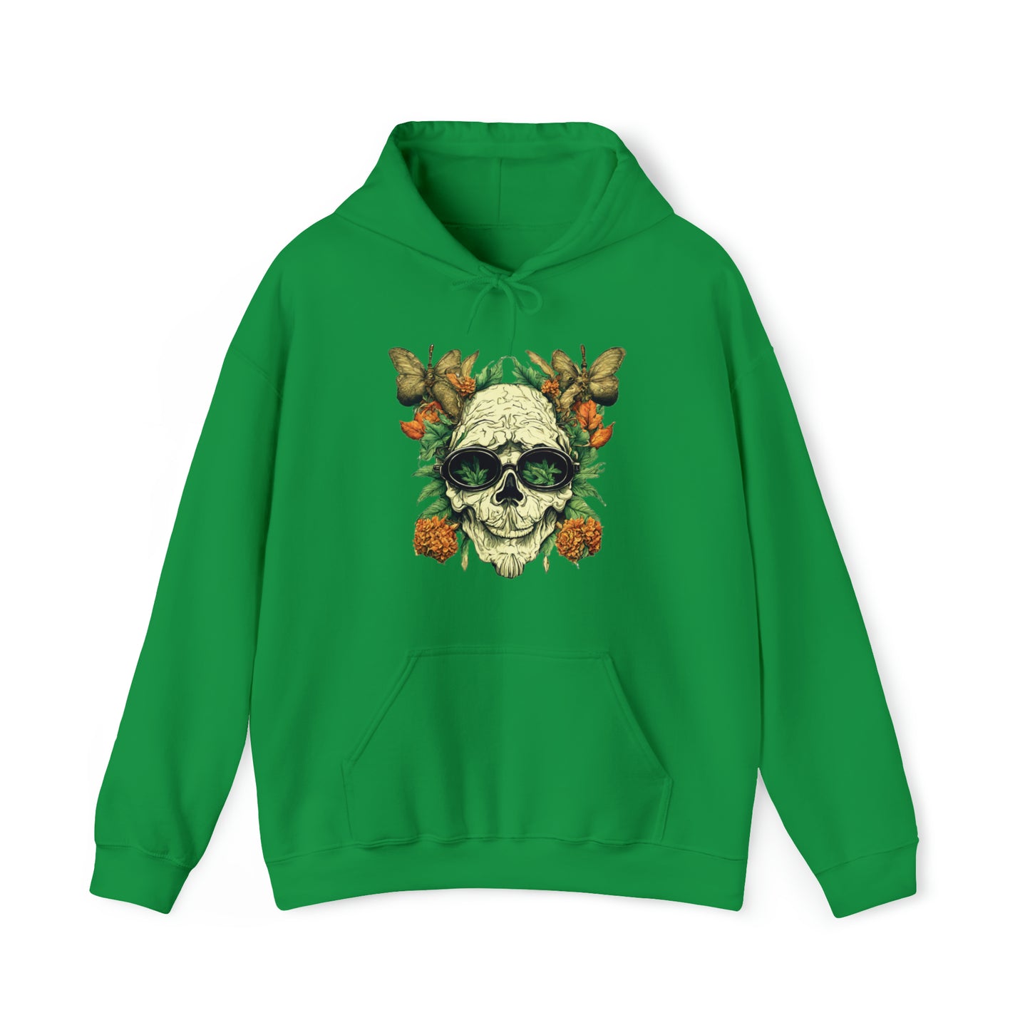 Rolling paper skull hoodie