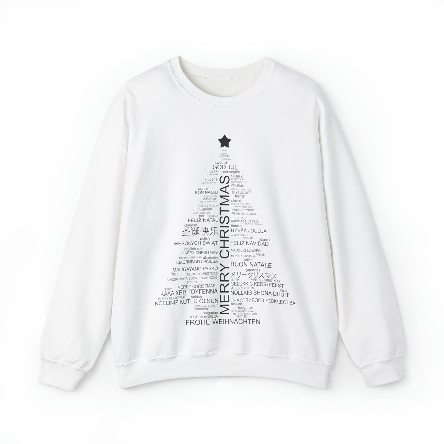 Merry Christmas around the world Crewneck Sweatshirt