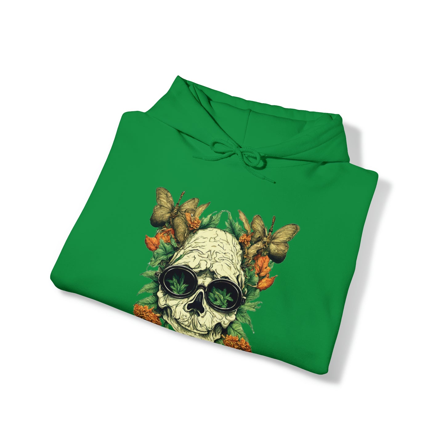 Rolling paper skull hoodie