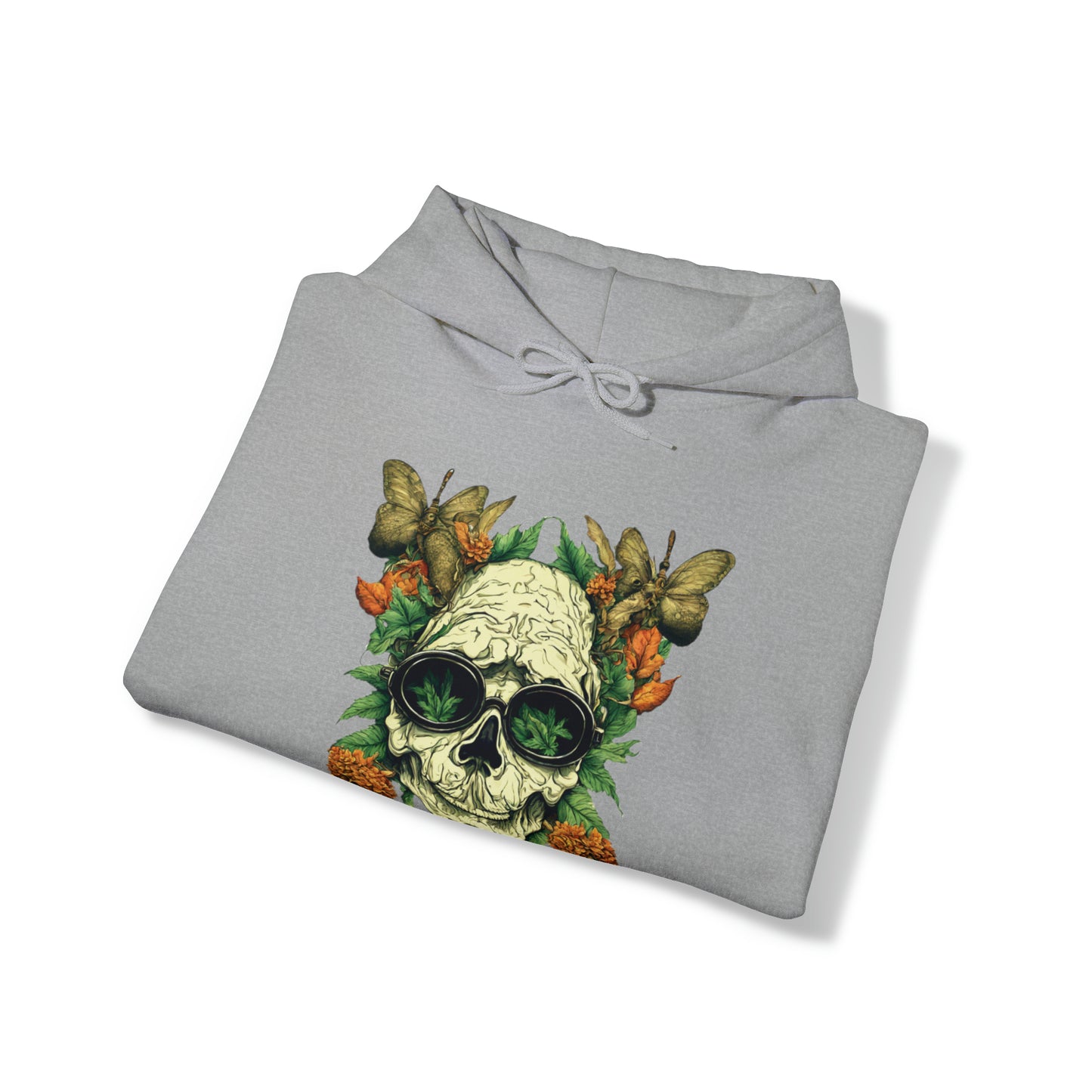 Rolling paper skull hoodie