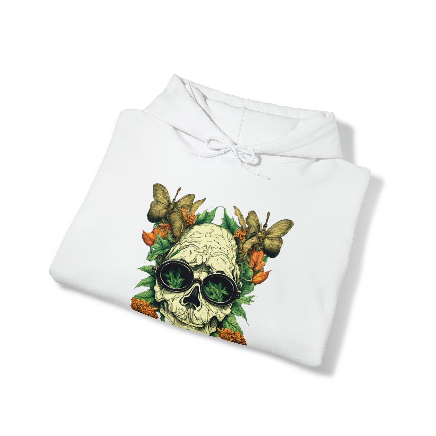 Rolling paper skull hoodie