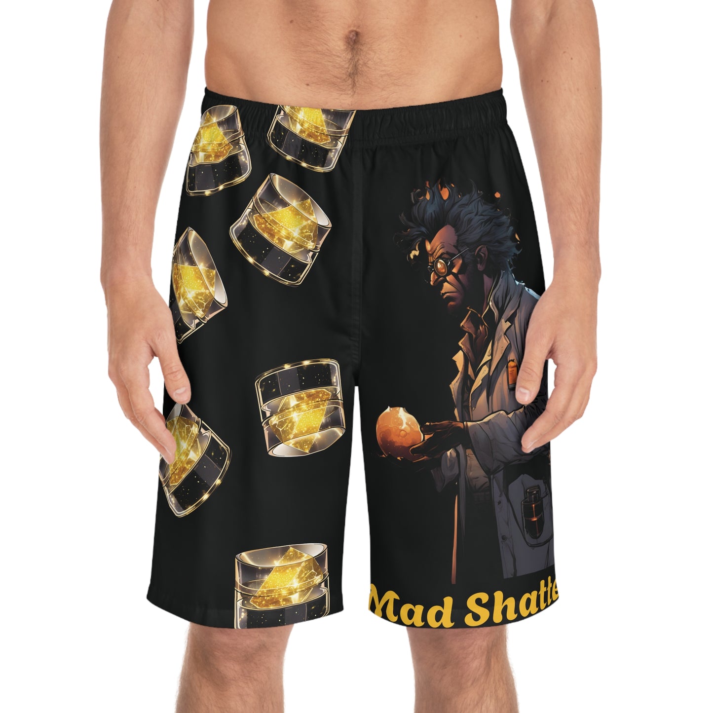 Mad Shatter Custom Board Shorts