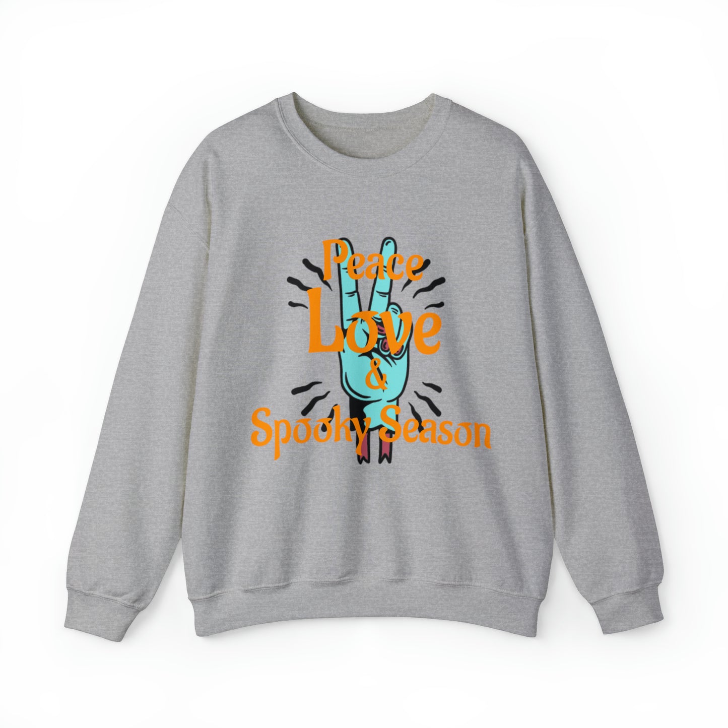 Peace Love & Spooky Season Crewneck Sweatshirt