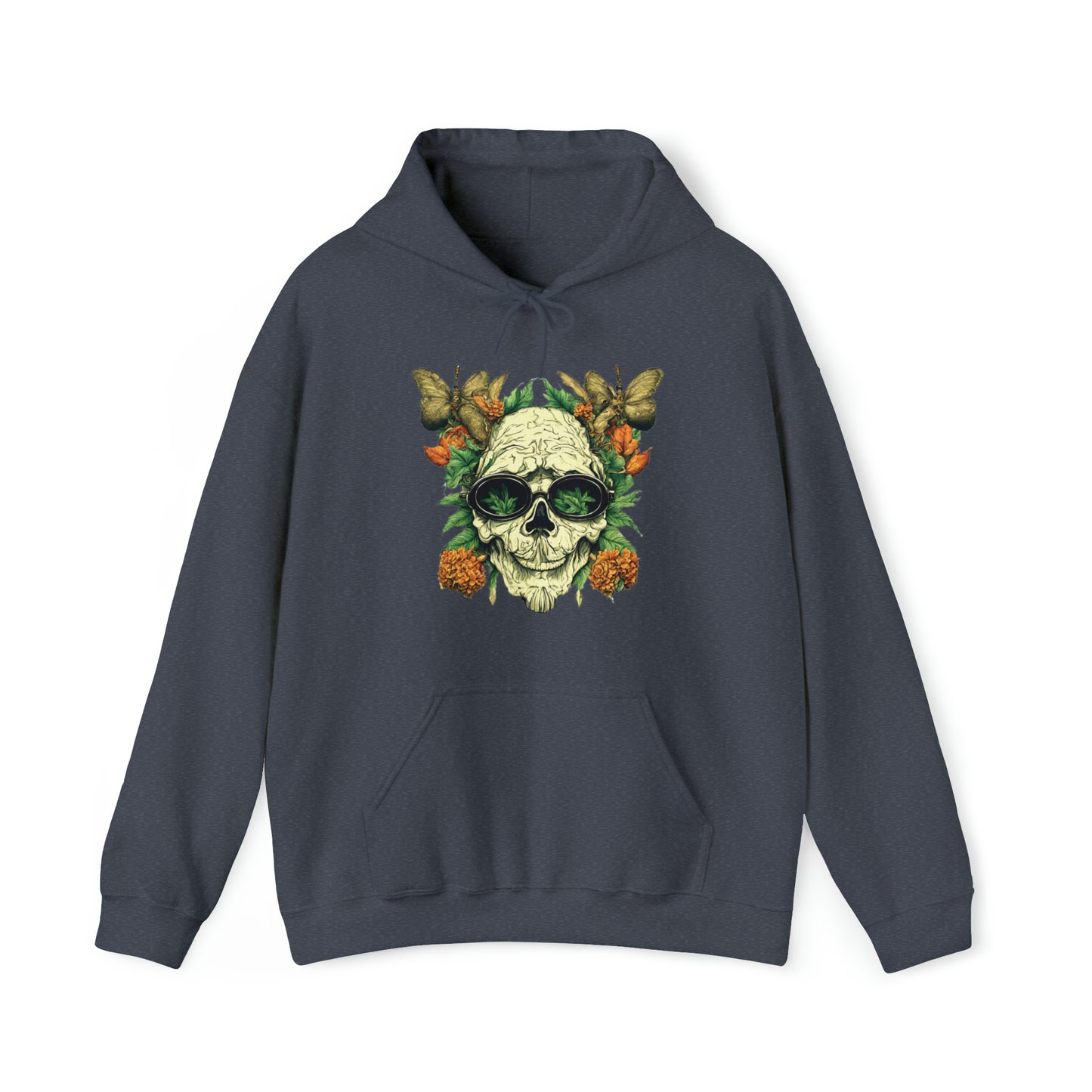 Rolling paper skull hoodie