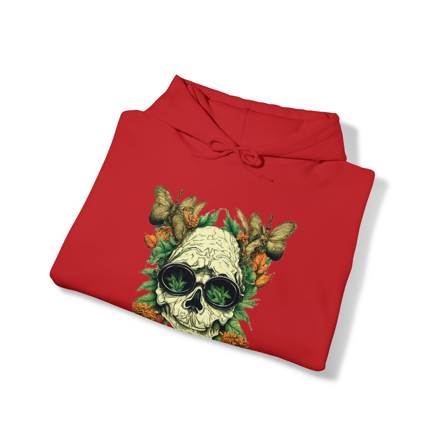 Rolling paper skull hoodie