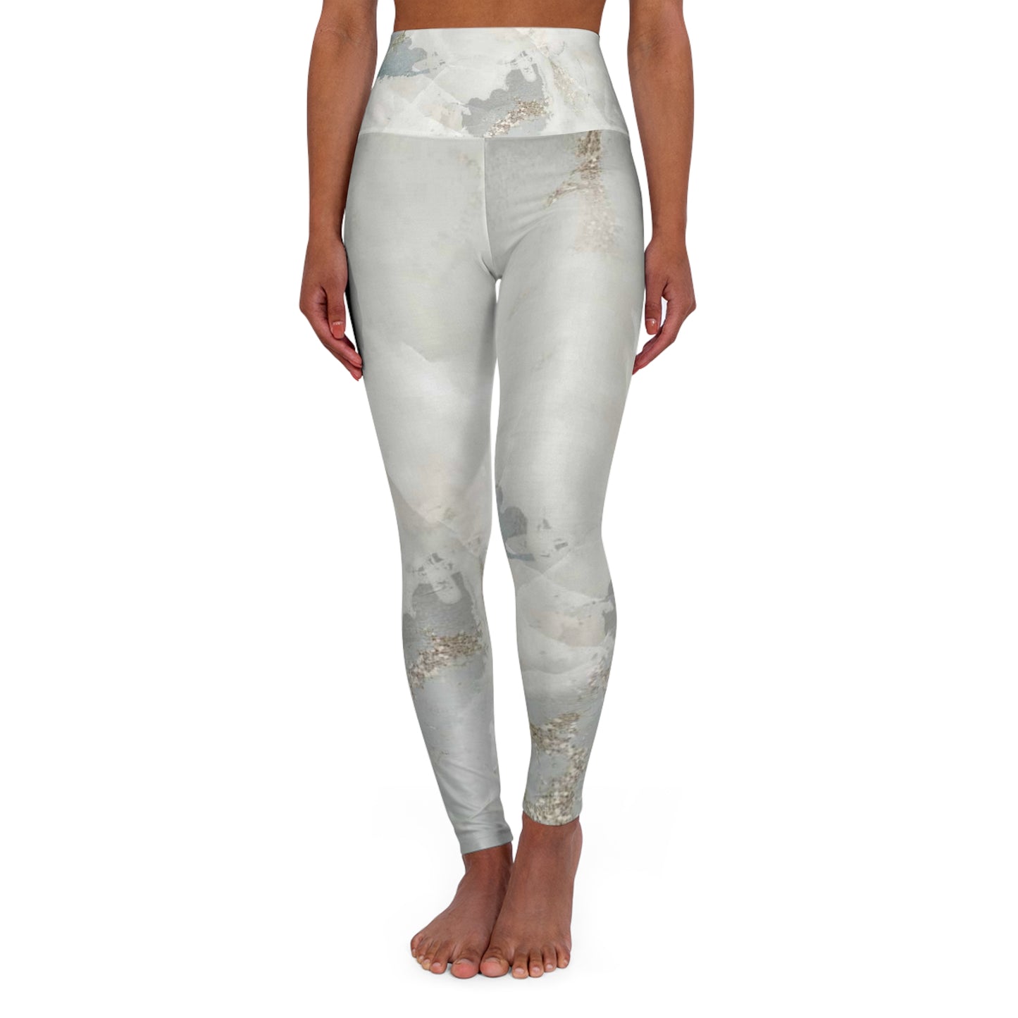 High Waisted Yoga Leggings (AOP)