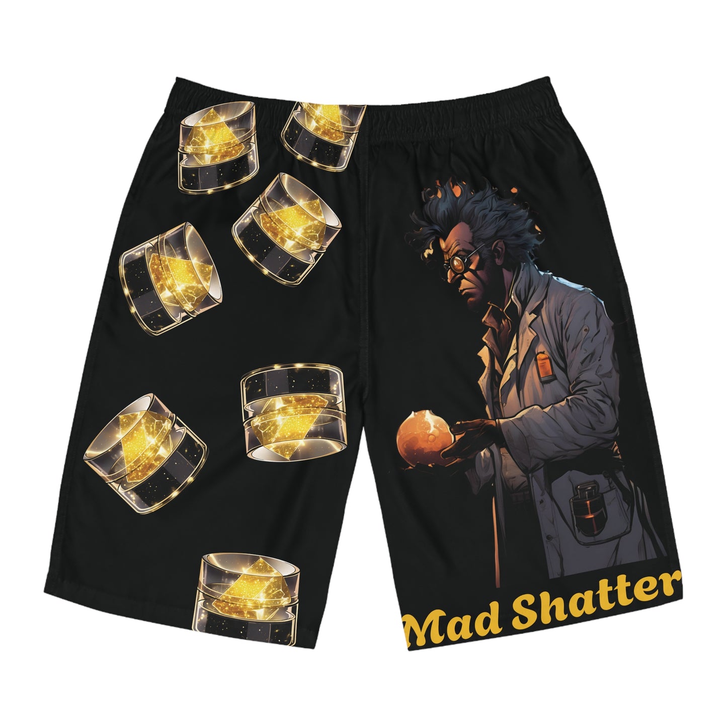 Mad Shatter Custom Board Shorts