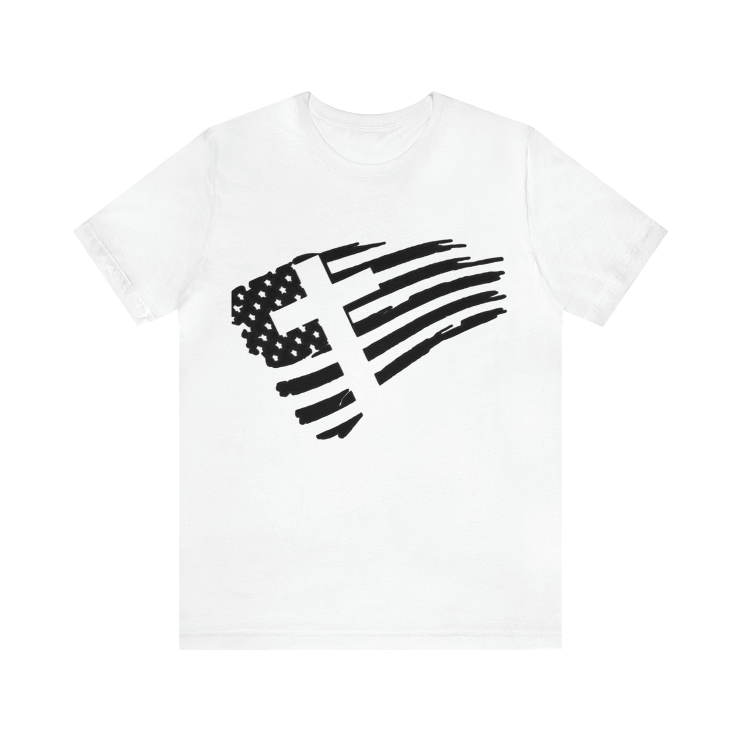 Christian American flag Short Sleeve Tee