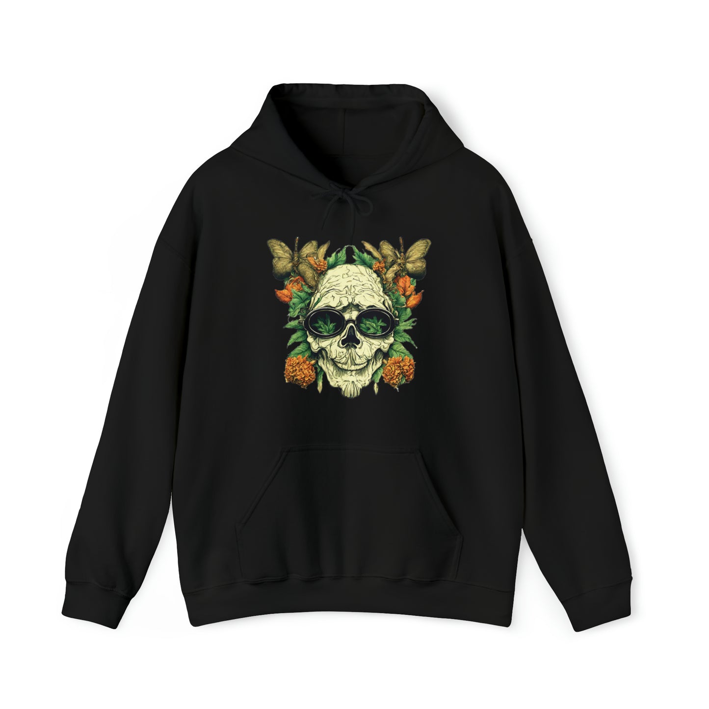 Rolling paper skull hoodie