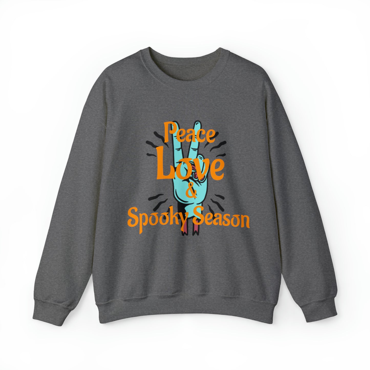 Peace Love & Spooky Season Crewneck Sweatshirt