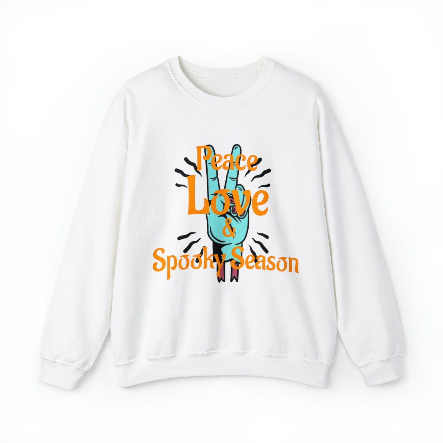 Peace Love & Spooky Season Crewneck Sweatshirt