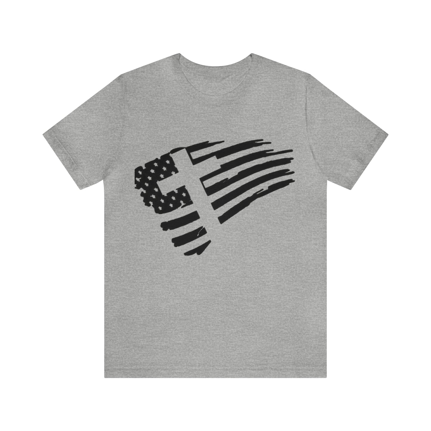 Christian American flag Short Sleeve Tee