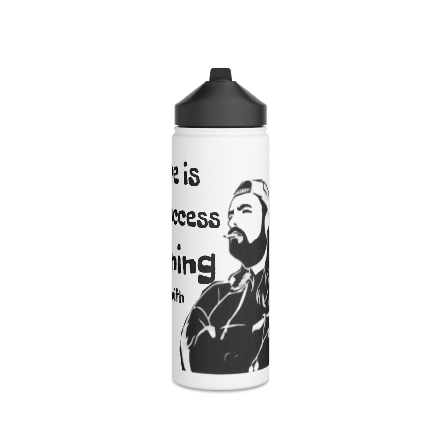 Kevin Smith Quote Stainless Steel Water Bottle, Standard Lid