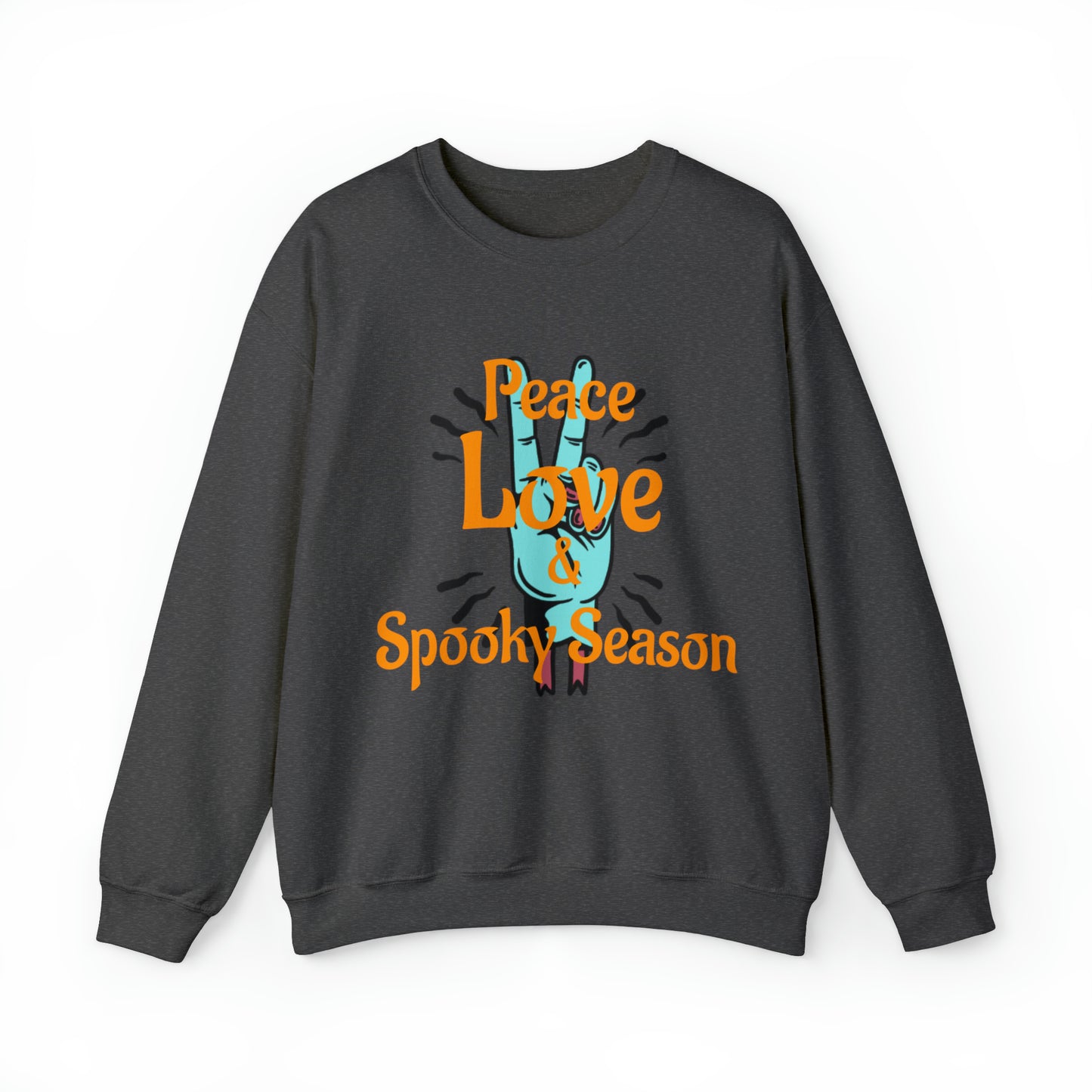 Peace Love & Spooky Season Crewneck Sweatshirt