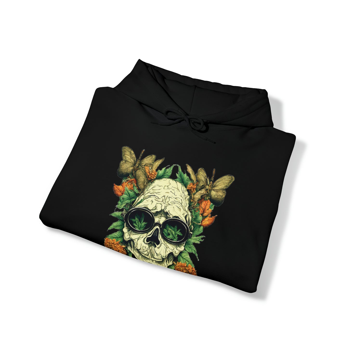 Rolling paper skull hoodie