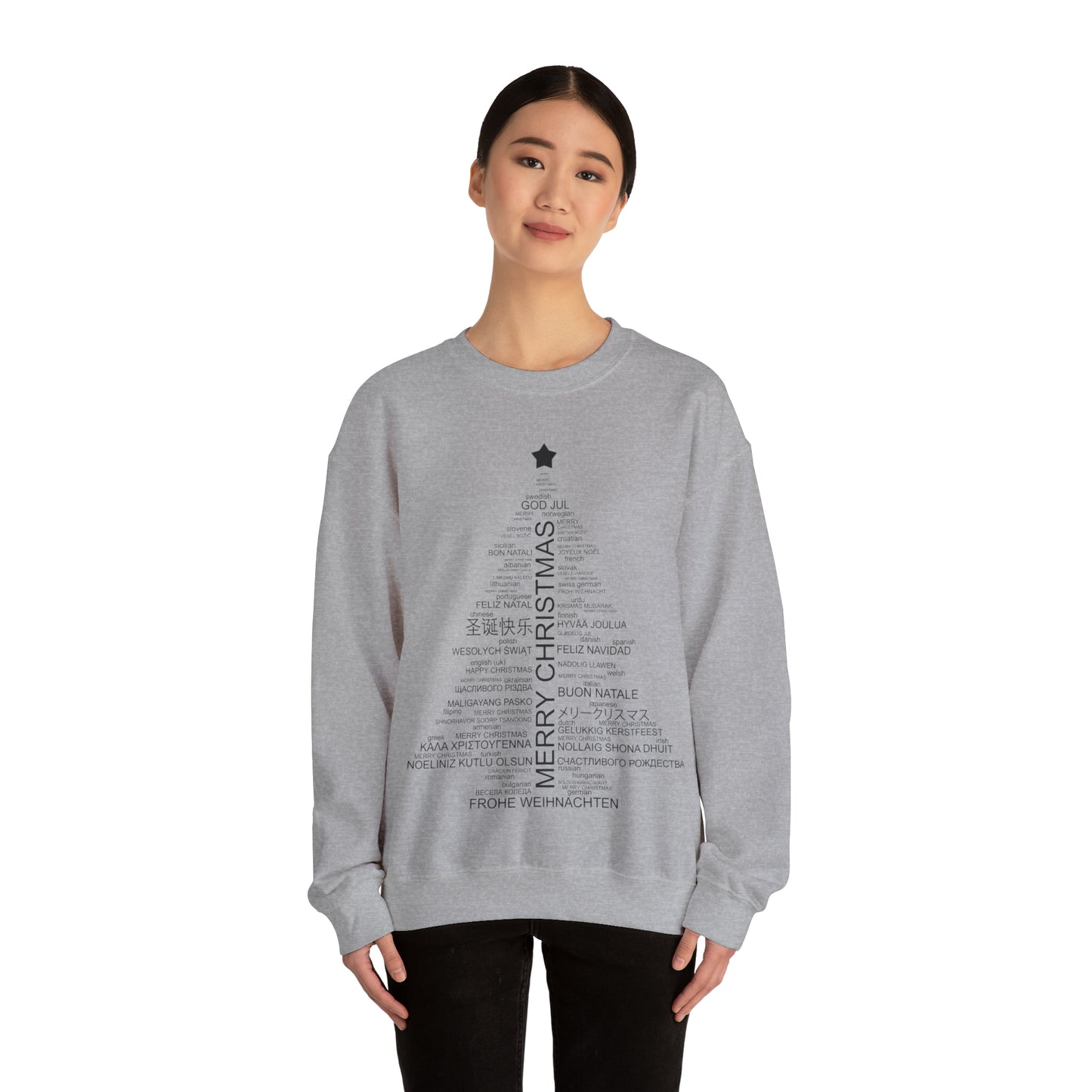 Merry Christmas around the world Crewneck Sweatshirt