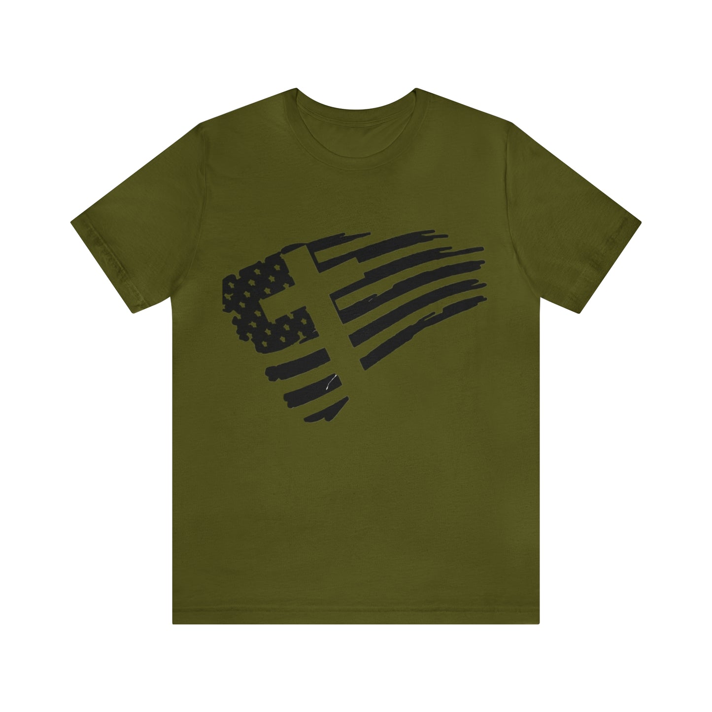 Christian American flag Short Sleeve Tee