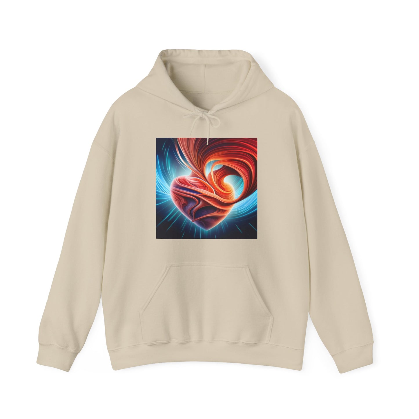 Strong heart/ strong love Hooded Sweatshirt