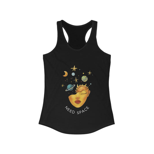 Need Space Self Care Racerback Tank