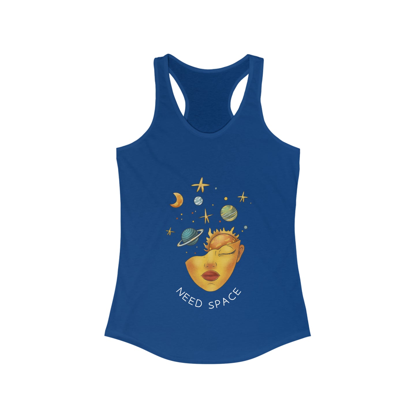 Need Space Self Care Racerback Tank