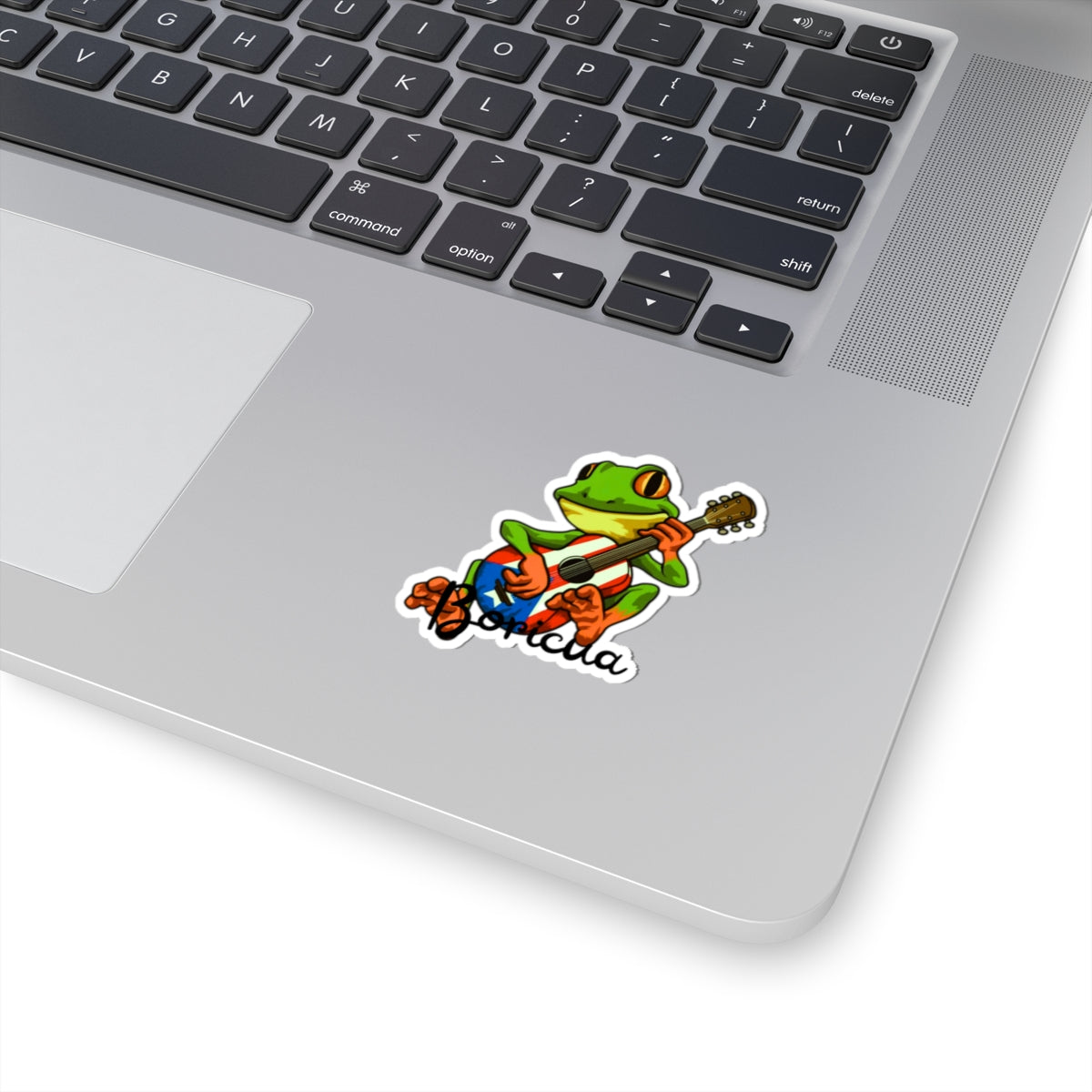 Boricua frog sticker