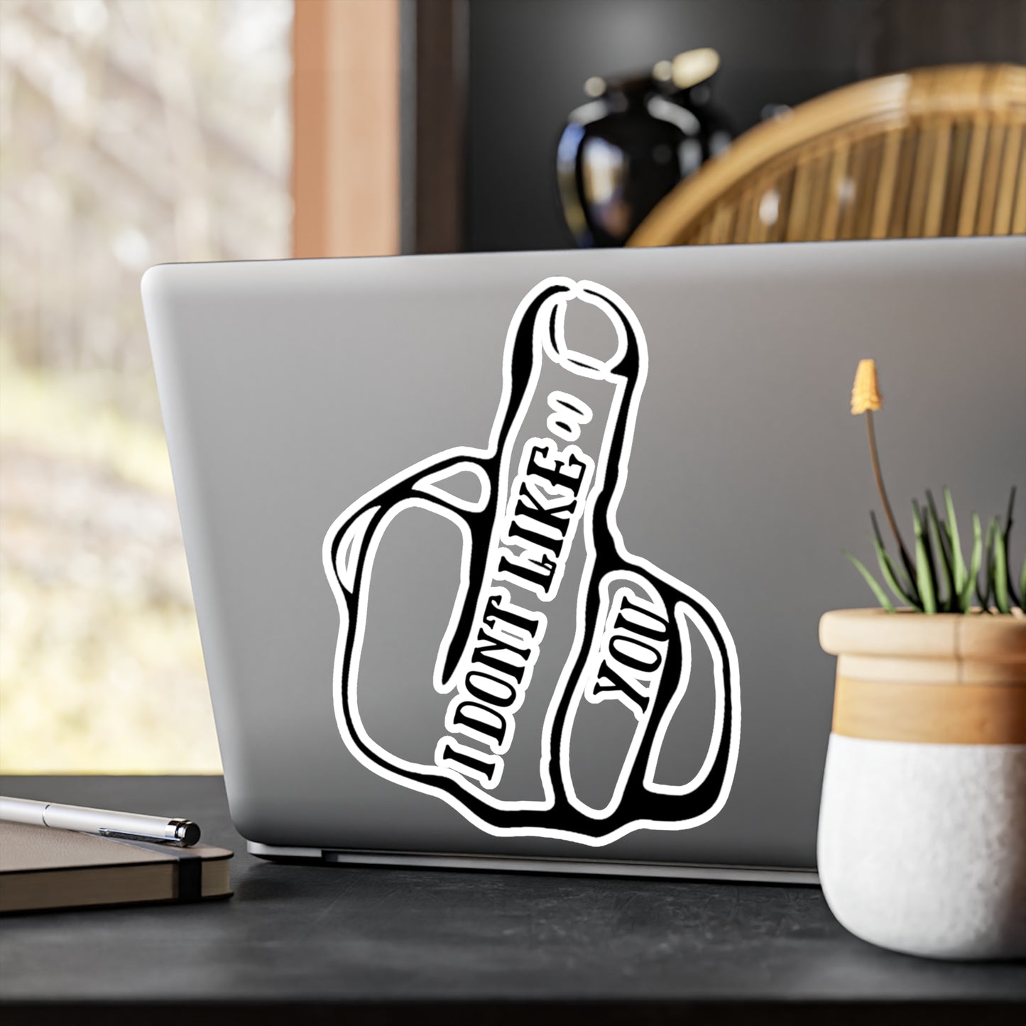 I dont like you Kiss-Cut Vinyl Decals - Unique Home Decor, Expressive Wall Art, Clever Gift for Friends and Family, Seasonal Event Decoration, [...]